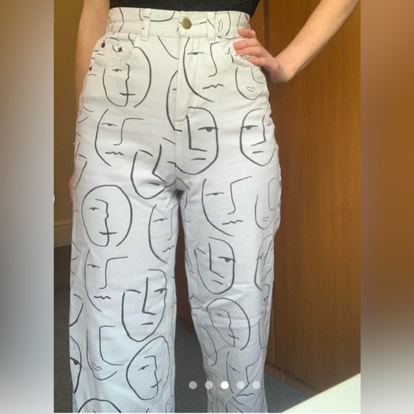 SHEKOU faces  women’s pants - Picture 1 of 11